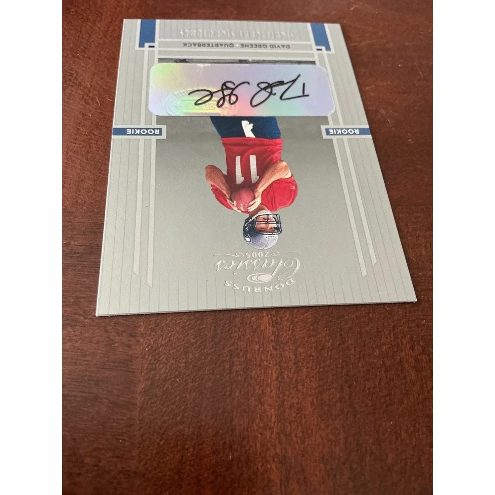 2005 Donruss Classics David Greene Rookie Auto 28/50 Significant Signatures 223